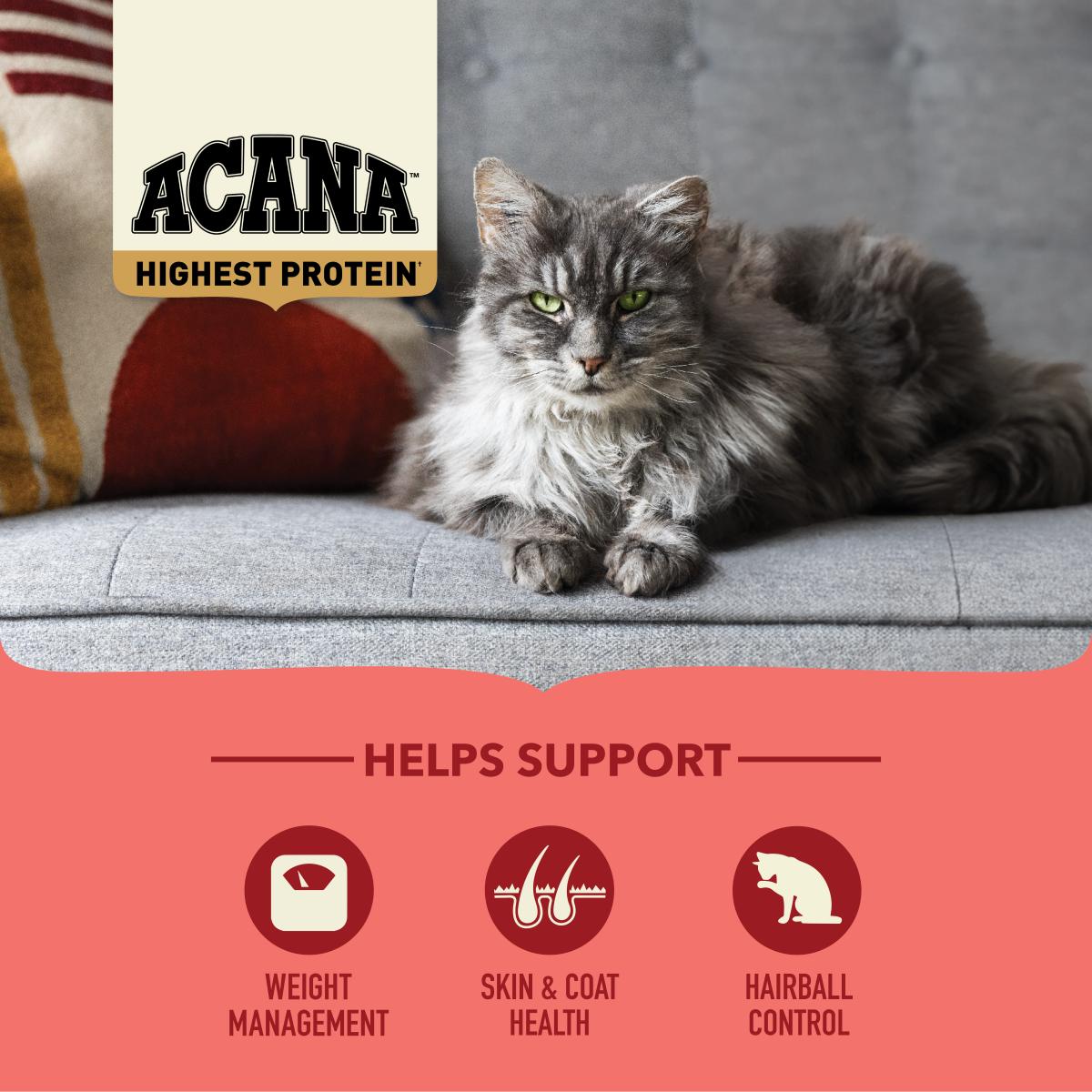 ACANA HIGHEST PROTEIN INDOOR CAT 1.8KG (x8)