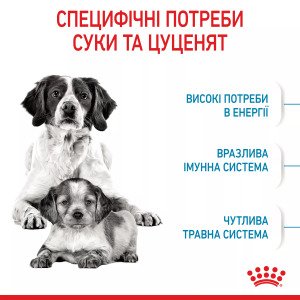 Сухий корм для цуценят середніх порід Royal Canin Medium Starter, 1 кг