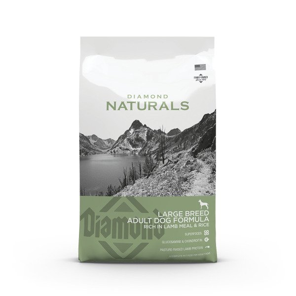 Сухий корм для дорослих собак великих порід Diamond Naturals Adult Large Breed Lamb & Rice, 15 кг
