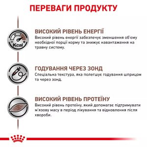 Вологий корм для котів Royal Canin Recovery, 195 г