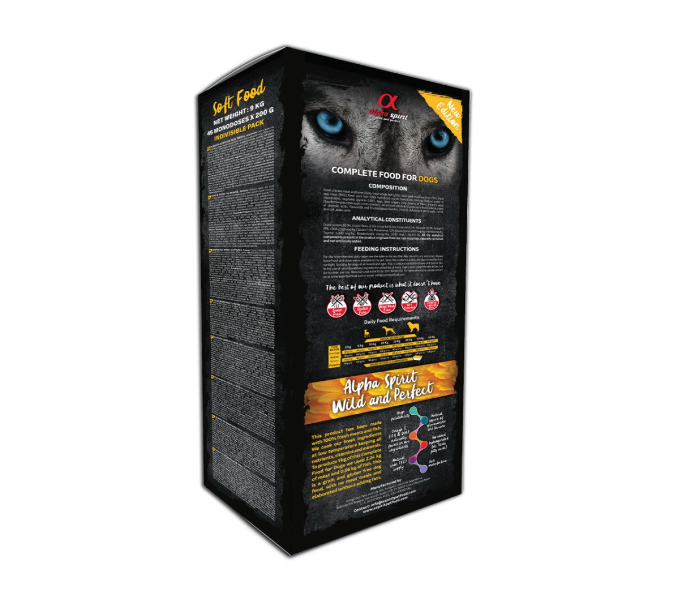 AS Semi-moist POULTRY BOX (н/в корм д/собак) ПАЛТРІ 9 кг (45х200г)