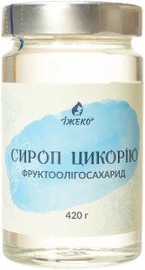 Сироп цикорію Їжеко (фруктоолігосахариди / ФОС), 300 мл (420 г) у скляній банці