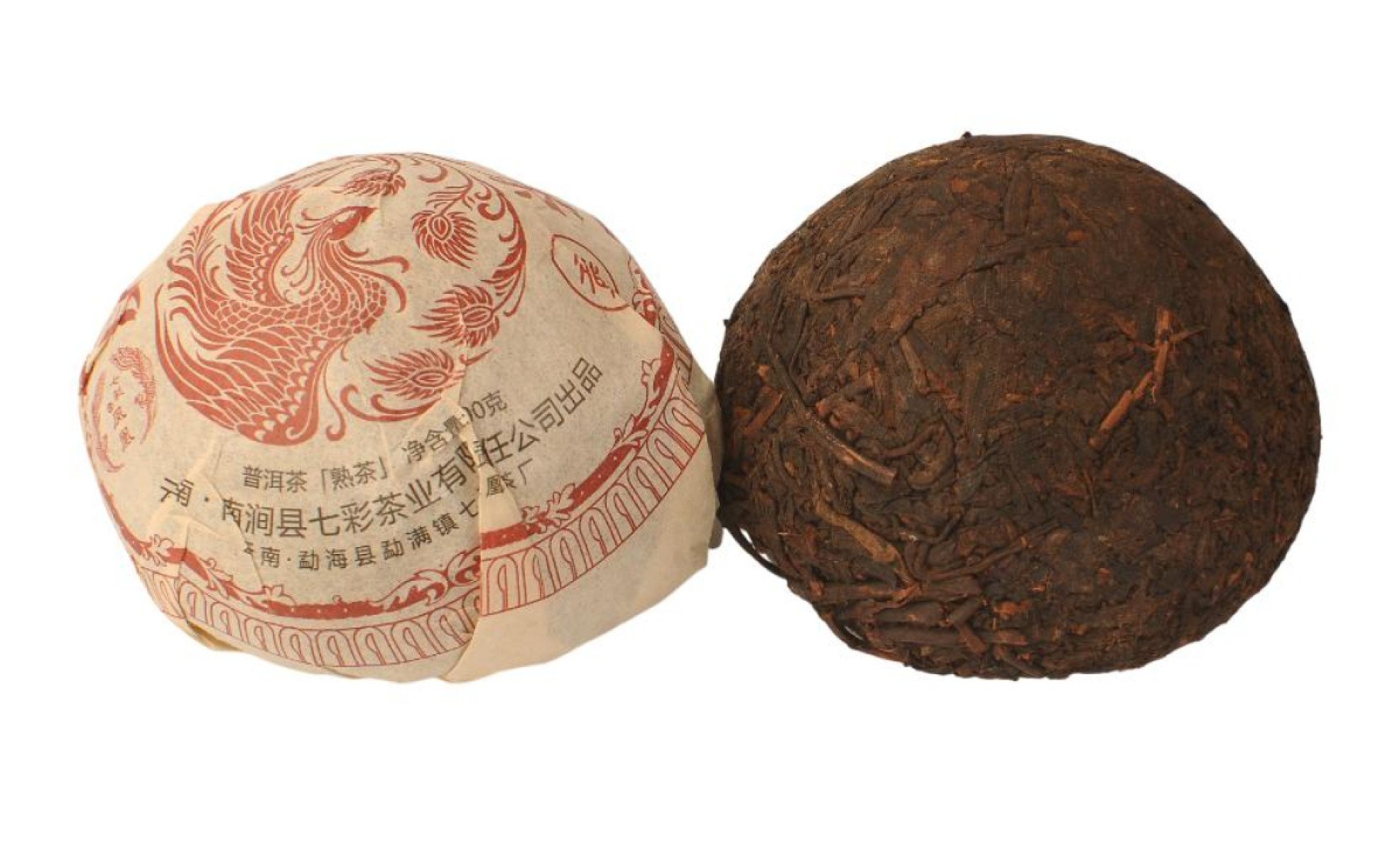 Шу Пуер «Фенікс» Фенхуан Точа Yunnan Colorful Phoenix Tea, 100 г