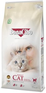 BonaCibo Adult Cat Chicken&Rice with Anchovy 15 kg