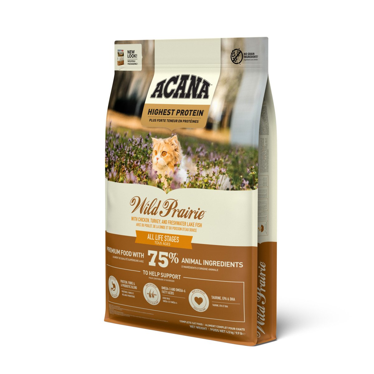Сухий беззерновий корм для котів ACANA Wild Prairie Cat, 4.5 кг