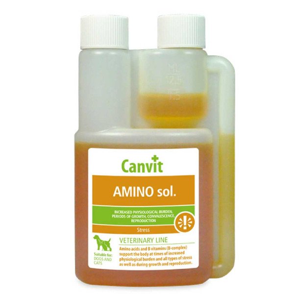 Рідка кормова добавка для тварин Canvit Aminosol, 1 л (вітамінно-амінокислотний комплекс)