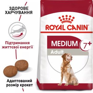 Сухий корм для собак середніх порід Royal Canin Medium Adult 7+, 4 кг