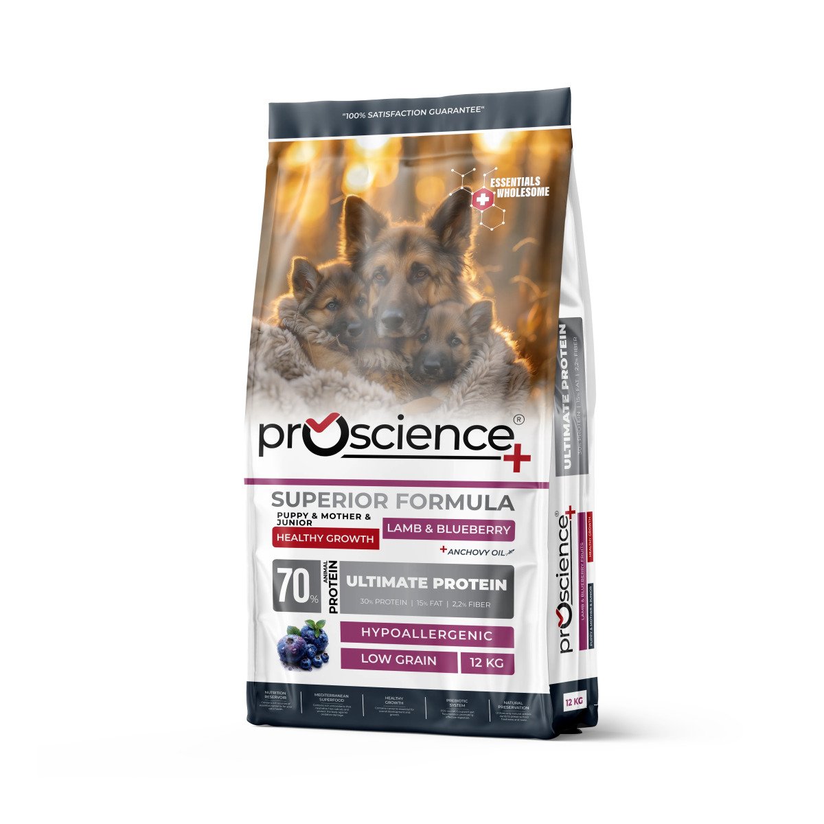 ProScience Puppy&Mother Lamb & Blueberry 12 kg
