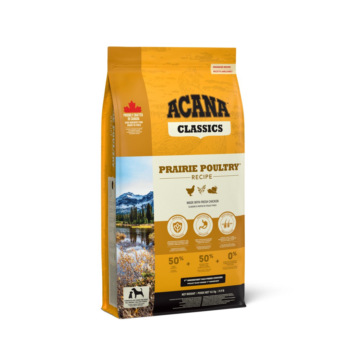 Сухий корм для собак ACANA Classics Prairie Poultry Recipe, 14.5 кг