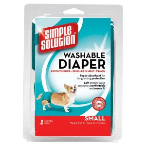 Багаторазові гігієнічні труси-підгузки для собак Simple Solution Washable Diaper Small (розмір S), 1 шт.