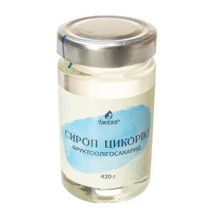 Сироп цикорію Їжеко (фруктоолігосахариди / ФОС), 300 мл (420 г) у скляній банці