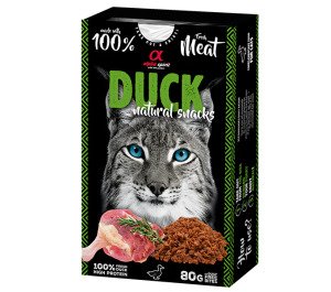 AS CAT NATURAL SNACK DUCK/Н/в ласощі д/котів Натурал Снек виз Дак 80 г