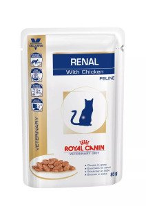 Вологий корм для котів Royal Canin Renal With Chicken Pouches, 85 г