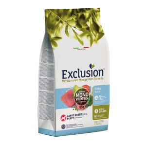 Сухий корм для цуценят великих порід Exclusion Puppy Tuna Large Breed, 12 кг