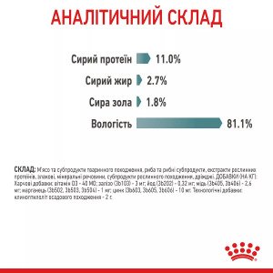 Вологий корм для котів Royal Canin Hairball Care Gravy, 85 г