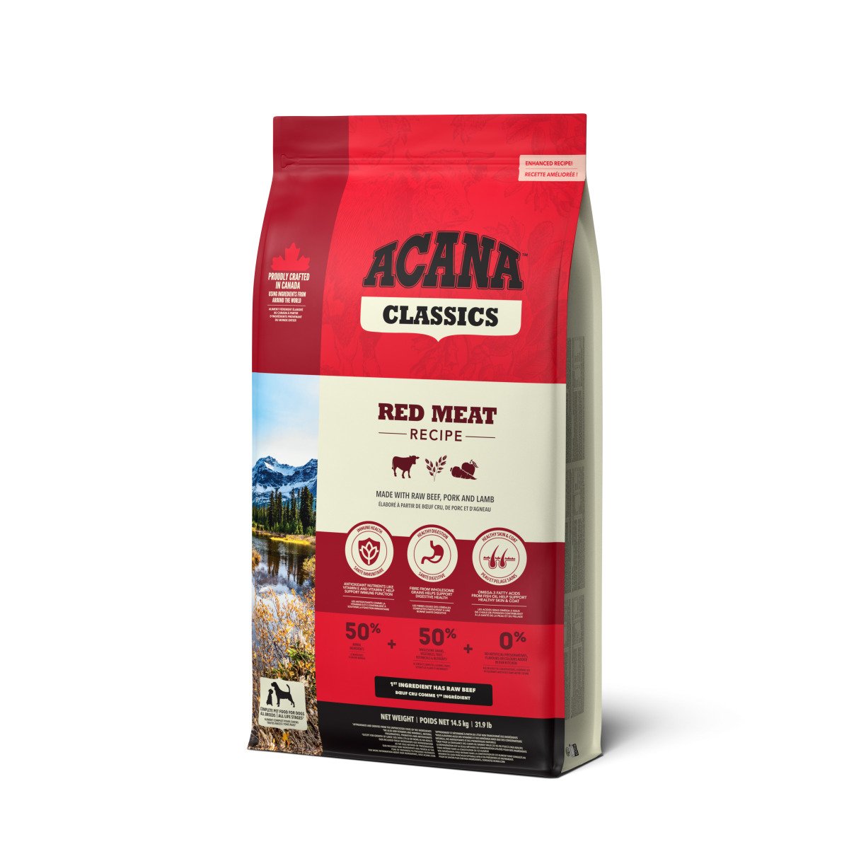 Сухий корм для собак ACANA Classics Red Meat Recipe, 14.5 кг