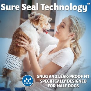 Одноразові гігієнічні підгузки-пояси для собак (кобелів) OUT! PetCare Comfort-Dri Male Wraps M/L, 10 шт.