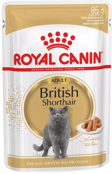 Вологий корм для котів Royal Canin British Shorthair Adult, 85 г