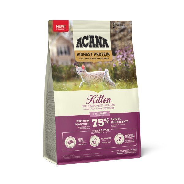 ACANA HIGHEST PROTEIN KITTEN RECIPE 1.8KG