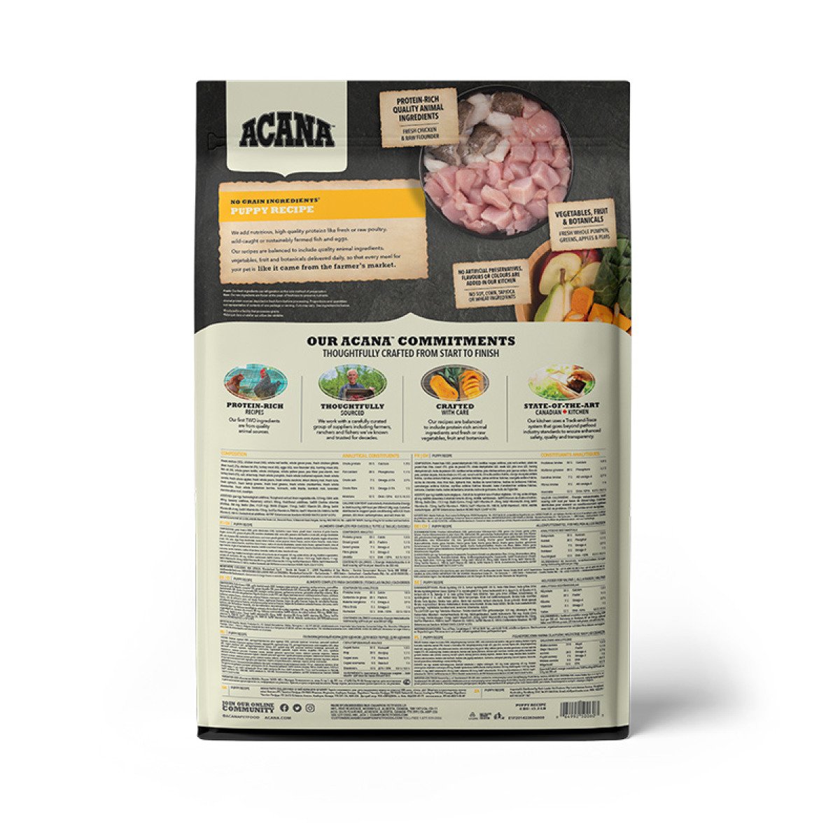 Сухий беззерновий корм для цуценят ACANA Puppy Recipe 6 кг