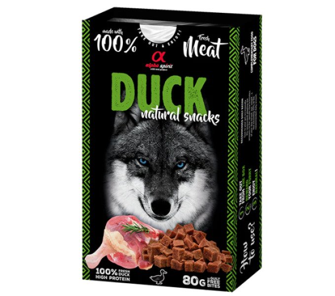 AS DOG NATURAL SNACK DUCK/Н/в ласощі д/собак Натурал Снек виз Дак 80 г.