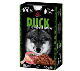 AS DOG NATURAL SNACK DUCK/Н/в ласощі д/собак Натурал Снек виз Дак 80 г.