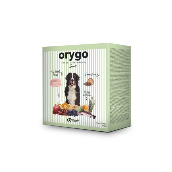 Orygo Senior 3.6 kg box/Н/в корм д/літніх собак Оріго Сеньйор 3,6 Кг (18х200г)