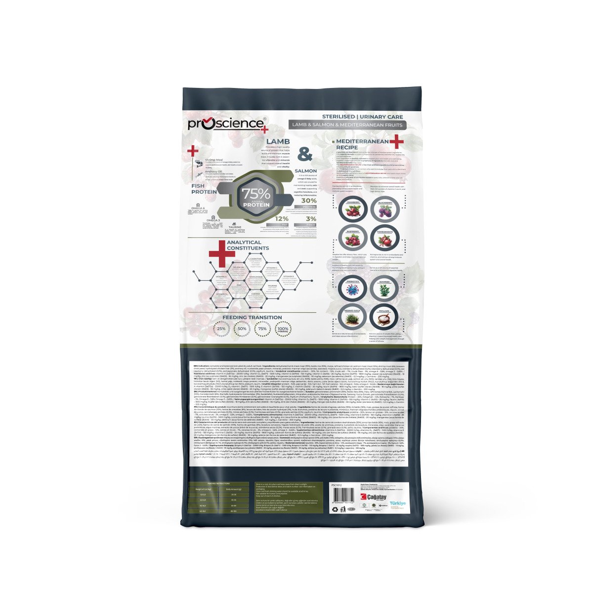 ProScience Sterilised Cat Lamb & Salmon 15 kg