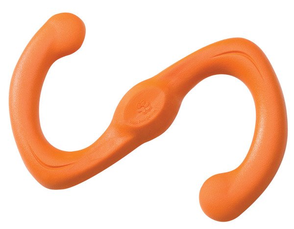 Іграшка для собак Bumi Large Tangerine/Бумі S-подібна велика оранжева 24см