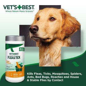 VET`S BEST Flea&Tick Wipes 50 шт