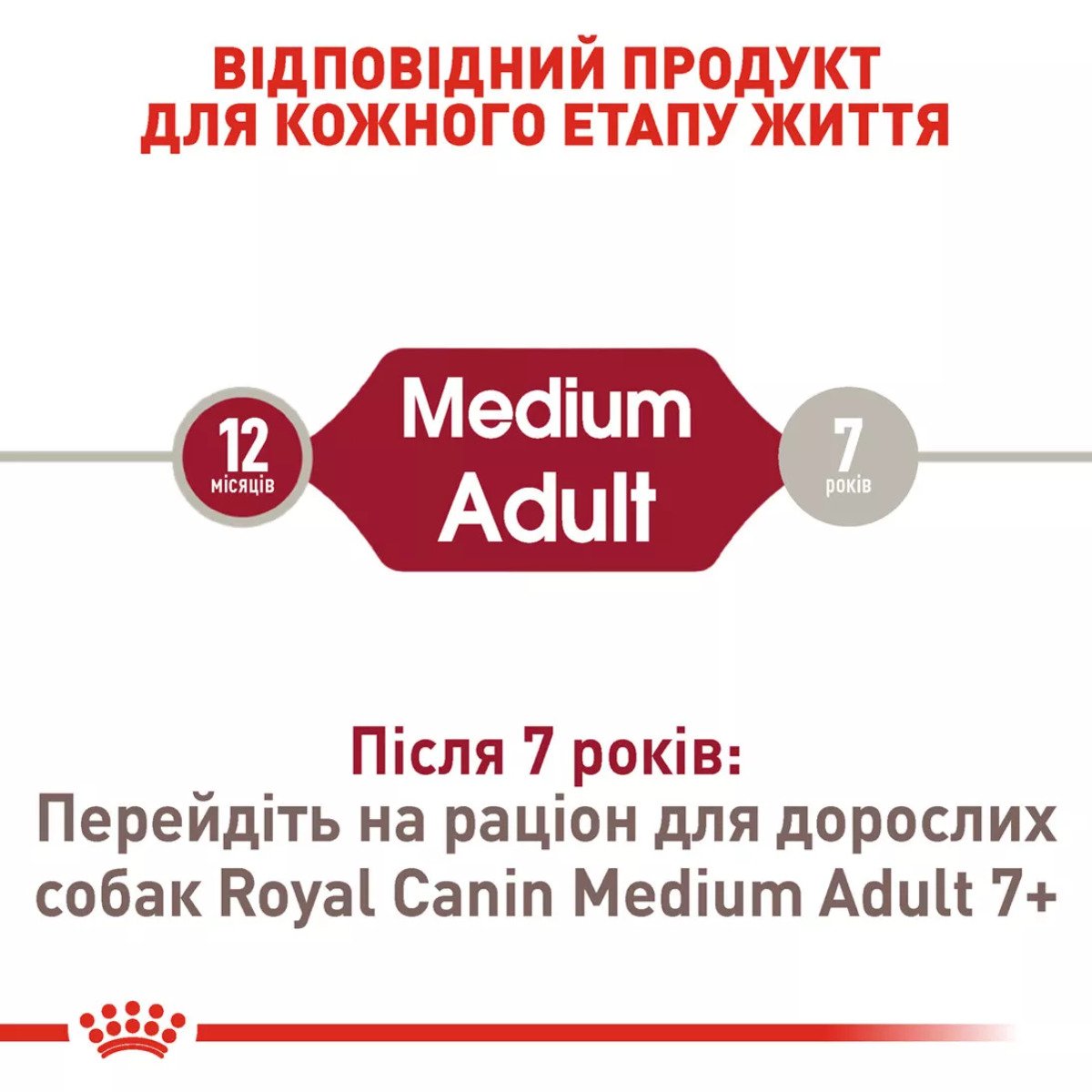 Сухий корм для собак середніх порід Royal Canin Medium Adult, 4 кг