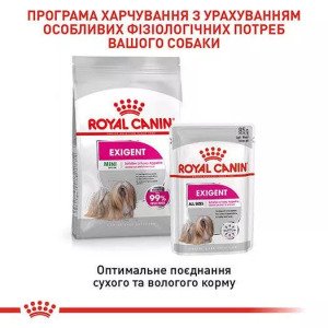 Сухий корм для собак малих порід Royal Canin Mini Exigent, 3 кг