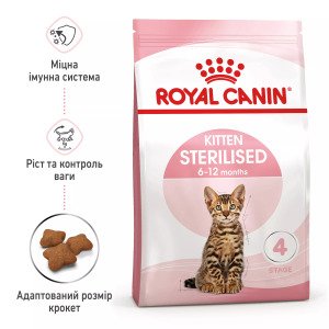Сухий корм для кошенят Royal Canin Kitten Sterised, 2 кг