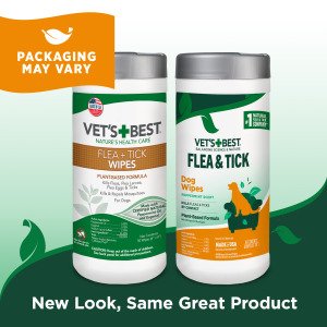 VET`S BEST Flea&Tick Wipes 50 шт