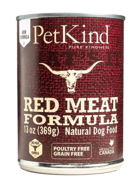 PETKIND РЕД МІТ ФОРМУЛА консерва д/собак з яловичиною/рубцем/ягням 369 г