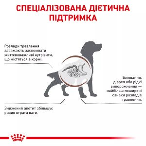 Сухий корм для собак Royal Canin Gastrointestinal Dog, 2 кг