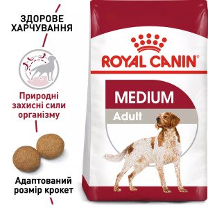 Сухий корм для собак середніх порід Royal Canin Medium Adult, 15 кг