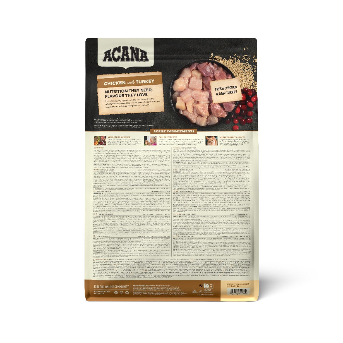 ACANA HOMESTEAD HARVEST CAT 1.8KG