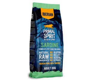 PRIMAL SPIRIT IBERIAN SARDINE DOG FOOD/Повнораціонний корм д/собак Іберіан Сардина 12кг