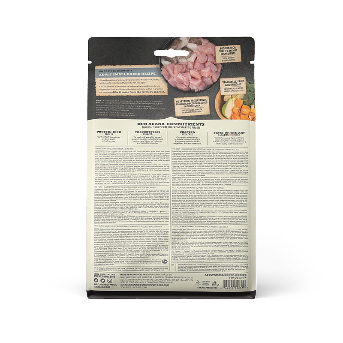 ACANA Adult Small Breed Recipe 340g (x30)