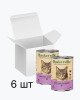 Baskerville Качка та індик — вологий корм для котів, 6 × 400 г