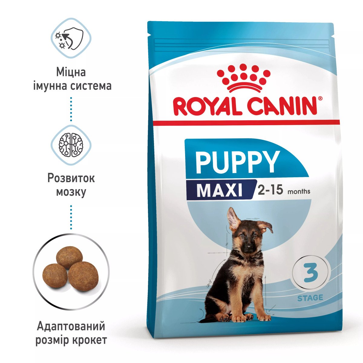 Сухий корм для цуценят великих порід Royal Canin Maxi Puppy, 1 кг