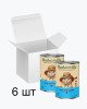 Baskerville Індичка та оселедець — вологий корм для котів, упаковка 6 × 400 г
