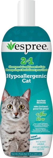 ESPREE Hypoallergenic Cat Shampoo&Conditioner 2in1 355 мл