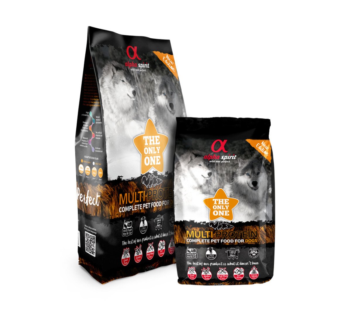 AS THE ONLY ONE DOG FOOD MULTIPROTEIN/Сухий корм д/собак Зе Онлі Уан Мульті-протеїн 12кг