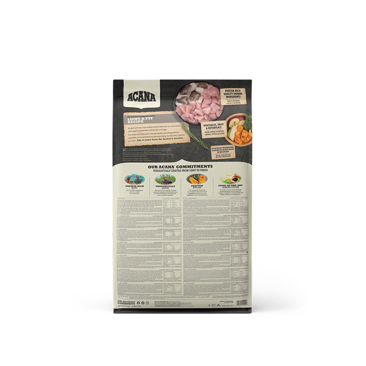 Сухий беззерновий корм для дорослих собак ACANA Light & Fit Recipe, 11.4 кг