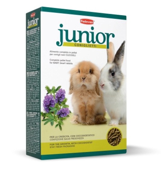 Junior coniglietti 850g/Корм д/гризунів Падован Джуніор Коніглієтті 850г