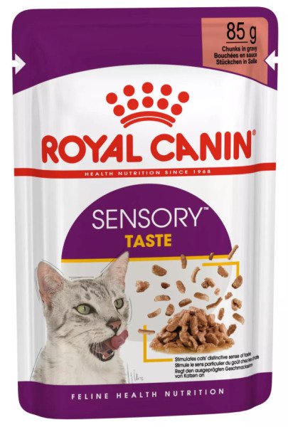 Вологий корм для котів Royal Canin Sensory Taste Chunks In Gravy, 85 г