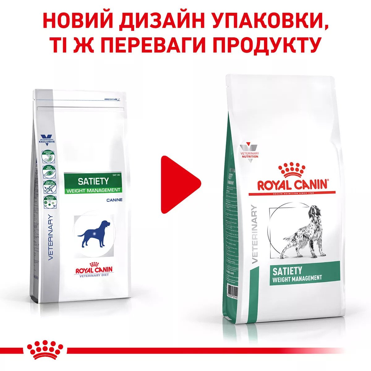 Сухий корм для собак Royal Canin Satiety Weight Management Canine, 1.5 кг