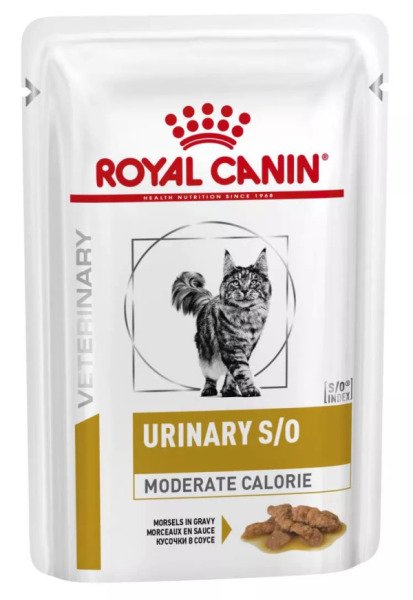 Вологий корм для котів Royal Canin Urinary S/O Moderate Calorie Cat Pouches, 85 г